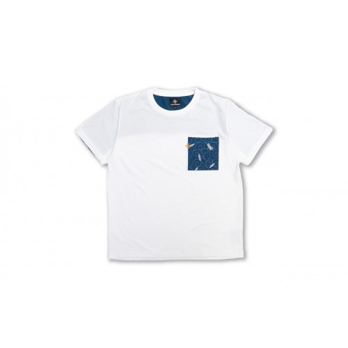 Denim Process Pocket Tee (Relaxed Fit) White
